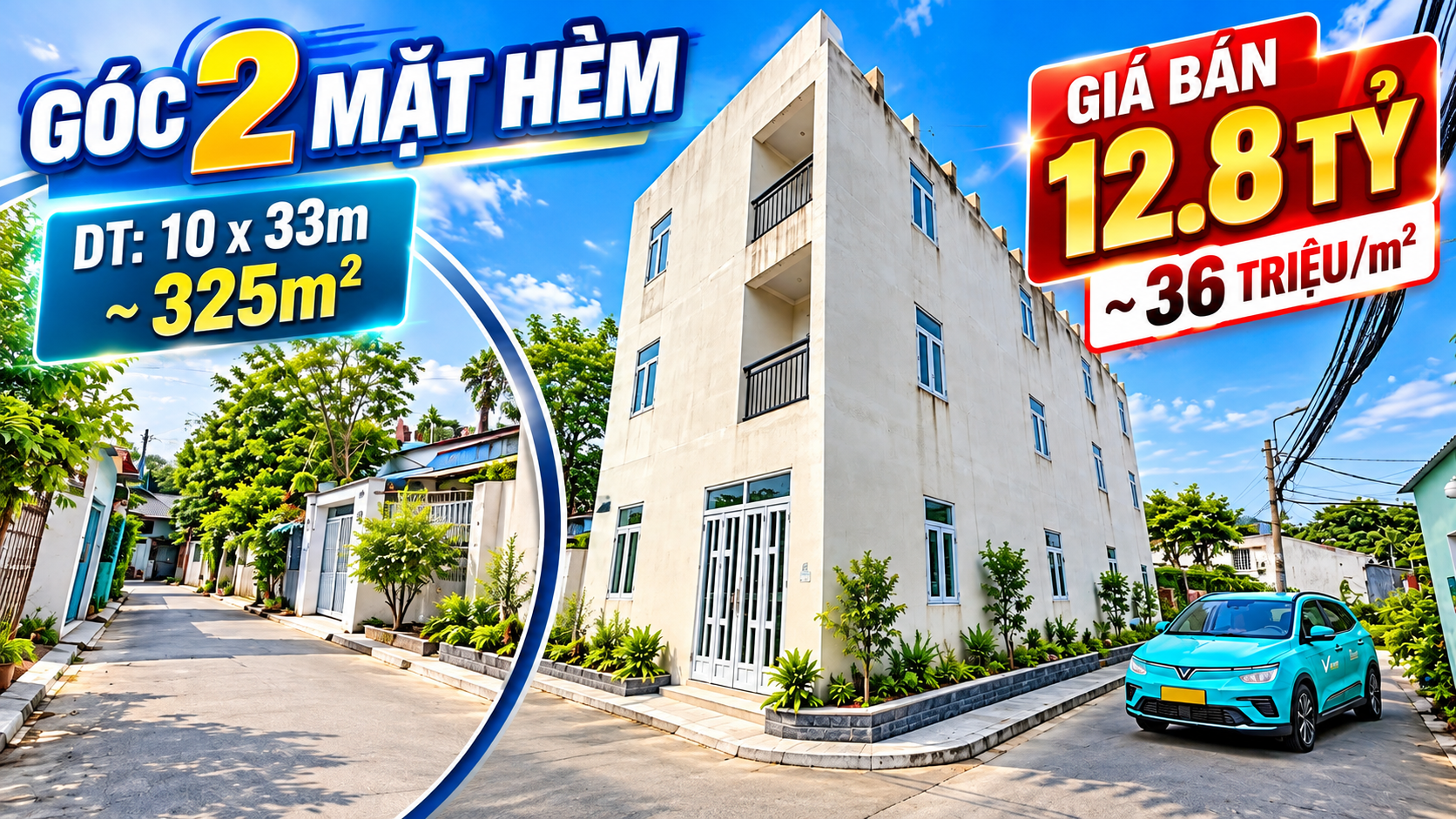 HH1% CHDV CĂN HỘ DỊCH VỤ BÁN ĐẤT TẶNG NHÀ 325M2 – 12.8 tỷ